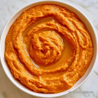 Hummus De Calabaza Cremoso para 4 Tarjeta de receta