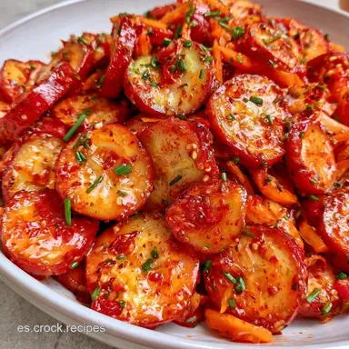Kimchi de Pepino con Gochugaru Tarjeta de receta