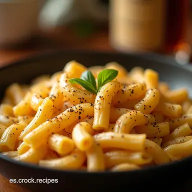 Macarrones con Queso El secreto cremoso de mi Mac and Cheese al Horno Tarjeta de receta
