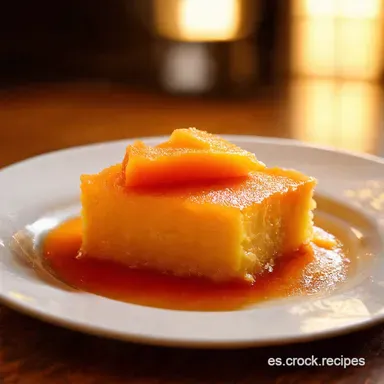 Melocot&oacute;n Embrujado Un POSTRE DE MELOCOTN de Abuela Tarjeta de receta