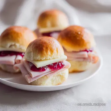 Mini Sandwiches Navidenos 2 en 15 Minutos Tarjeta de receta
