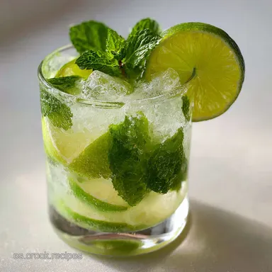 Mojito sin alcohol: Delicioso y Refrescante en 5 Minutos Tarjeta de receta