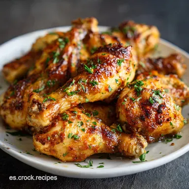 Muslitos de Pollo al Horno Receta para 4 Porciones Tarjeta de receta