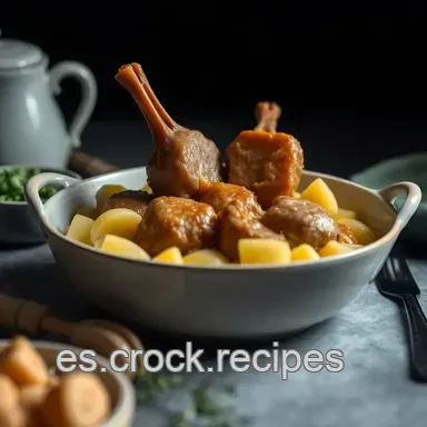 Ossobuco al midollo receta Ossobuco: &iexcl;El Secreto del Aligot Cremoso! Tarjeta de receta