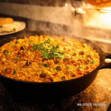 Paella Mixta Familiar Tu Comida Ideal para el Domingo Tarjeta de receta