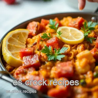 Ideas de Comidas para la Semana: &iexcl;Paella Valenciana F&aacute;cil! Tarjeta de receta