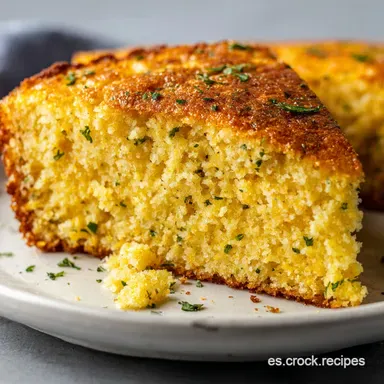 Pan De Elote Receta Tradicional para 12 Porciones Tarjeta de receta