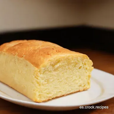 Tienes barra de pan en casa Pastel de pan de la abuela Tarjeta de receta