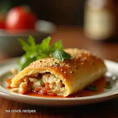 Te Encantar&aacute; Este Pastel de Pollo y Setas Sin Harina Tarjeta de receta