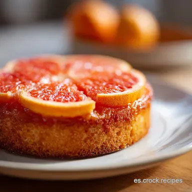 Pastel de Toronja para 12 Porciones Tarjeta de receta