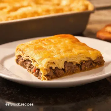 Pastel&oacute;n de Carne SORPRENDA A TODA TU FAMILIA con este sabor Tarjeta de receta