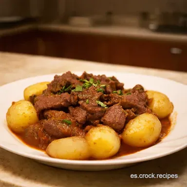 CARNE MOLIDA COM PAPAS F&aacute;cil Como la de la Abuela Tarjeta de receta