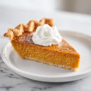 Receta de Pie de Calabaza que Nunca se Agrieta (9 Raciones) Tarjeta de receta