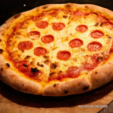 Receta Pizza Casera Espa&ntilde;ola Un Fest&iacute;n Mediterr&aacute;neo Tarjeta de receta