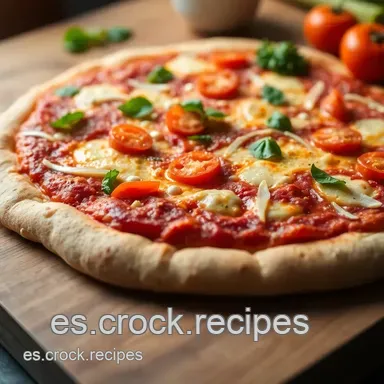 Pizza de Zanahoria Receta Pizza: &iexcl;Mi Secreto para una Cena Saludable! Tarjeta de receta