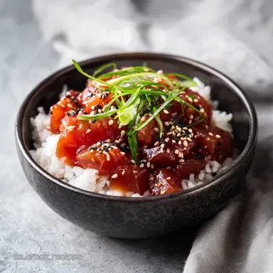 Poke Bowl Casero: &iexcl;Ingredientes Poke F&aacute;ciles al Estilo Haw&aacute;i! Tarjeta de receta