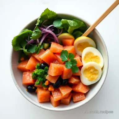 Poke Ingredientes: &iexcl;Un Poke Bowl Hawaiano de Pel&iacute;cula! Tarjeta de receta