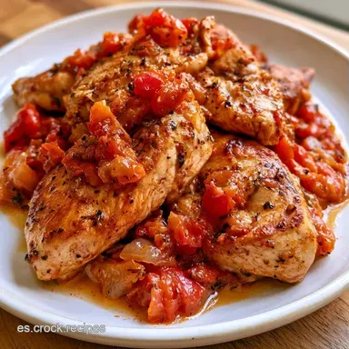 Pollo al Chilindrón para 4 Personas Tarjeta de receta