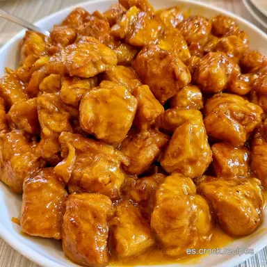 Pollo Con Piña En 20 Minutos Tarjeta de receta
