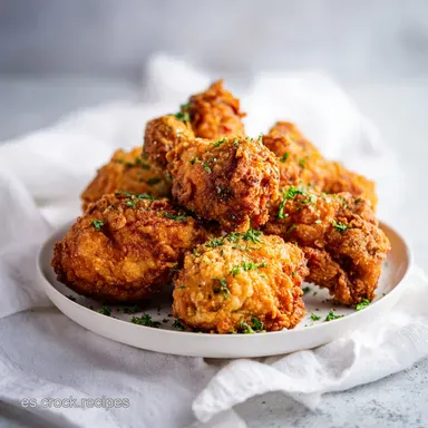 Receta para freidora sin aceite de pollo crujiente: 25 minutos Tarjeta de receta