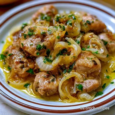 Pollo En Escabeche Para 4 Personas Tarjeta de receta