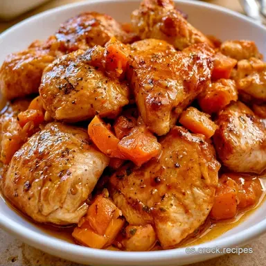 Pollo En Salsa Para 4 Personas Tarjeta de receta