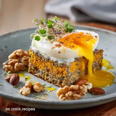 Desayuno antiinflamatorio: Pud&iacute;n de Ch&iacute;a con C&uacute;rcuma (10 min prep). Tarjeta de receta