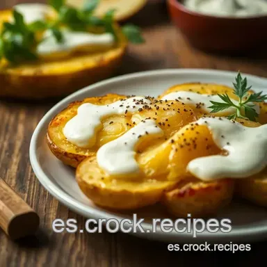 Pur&eacute;s Caseros: Papas Cremosas con Ajo Asado &iexcl;Facil&iacute;simo! Tarjeta de receta