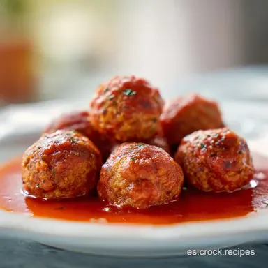 Receta Alb&oacute;ndigas con Tomate para 4 Porciones Tarjeta de receta