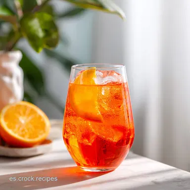 Aperol Spritz: Receta Original Italiana en 3 Minutos Tarjeta de receta