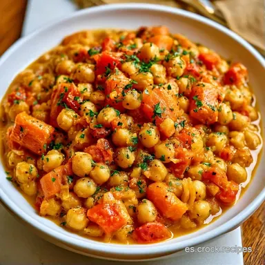 Receta De Garbanzos Tradicional en 30 Min Tarjeta de receta