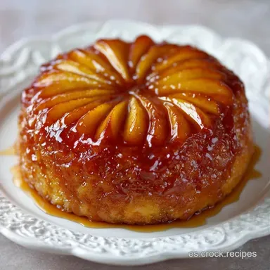 Receta Tarta Tatin Cl&aacute;sica Caramelizada Tarjeta de receta