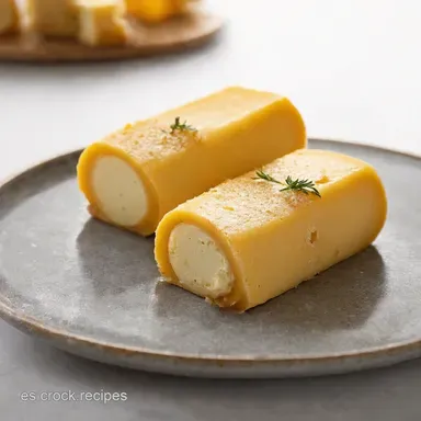 ROLLO DE QUESO Manchego Aperitivo Español Fácil y Delicioso
