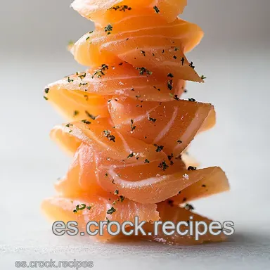 Salm&oacute;n Marinado Gravlax: &iexcl;Mi Secreto Escandinavo Revelado! Tarjeta de receta