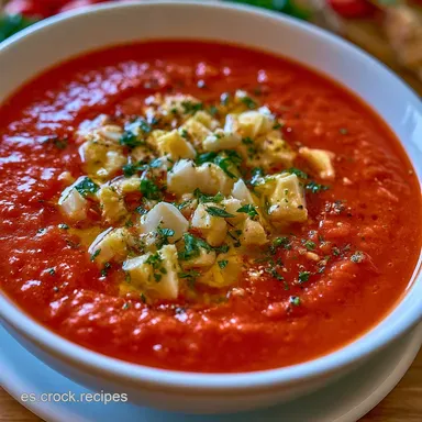 Salmorejo Cordob&eacute;s para 4 Personas Tarjeta de receta