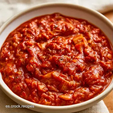 Salsa De Kimchi en 20 Minutos Tarjeta de receta