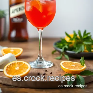 Aperol Spritz Ingredientes: &iexcl;El Spritz Perfecto al Estilo Italiano! Tarjeta de receta