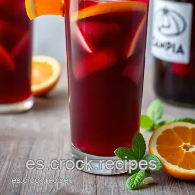 Receta Sangria Espa&ntilde;ola: &iexcl;Frescura Veraniega F&aacute;cil! Tarjeta de receta