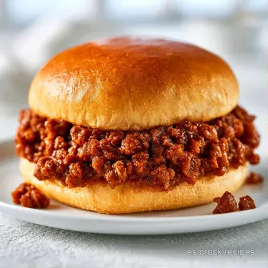 Sloppy Joes de Ternera en 30 Minutos Tarjeta de receta