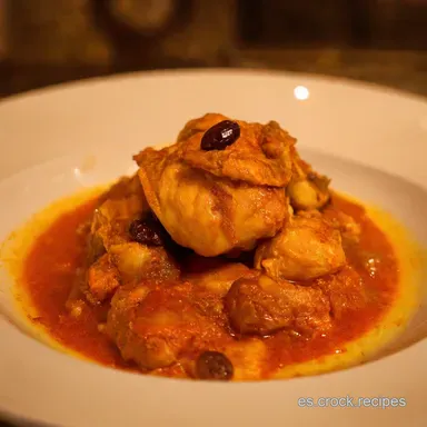 Taj&iacute;n Marroqu&iacute; Receta de Pollo con Almendras De Marruecos a tu Mesa Tarjeta de receta