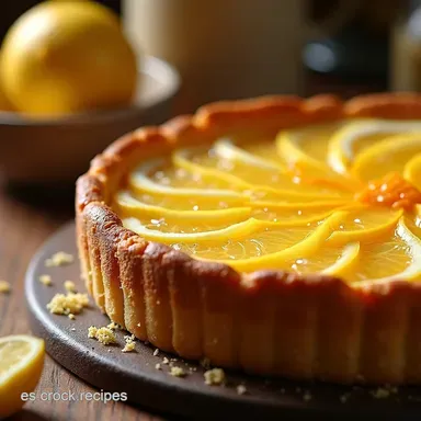 Tarta de Almendra y Lim&oacute;n Sin Gluten E esses bolos Receta Esponjosa Tarjeta de receta