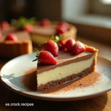 Tarta de chocolate blanco y frambuesas Mi secreto para una sobremesa elegante Tarjeta de receta