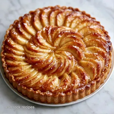 Tarta De Manzana Para 10 Raciones Tarjeta de receta