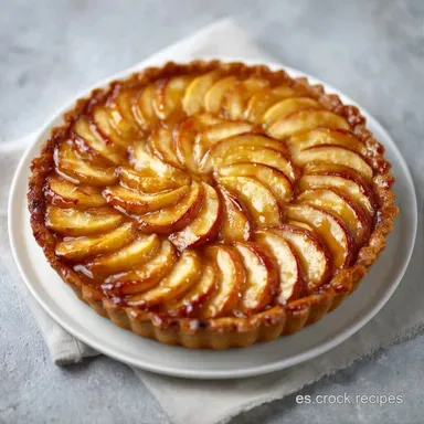 Tarta de Manzana Casera para 8 Tarjeta de receta