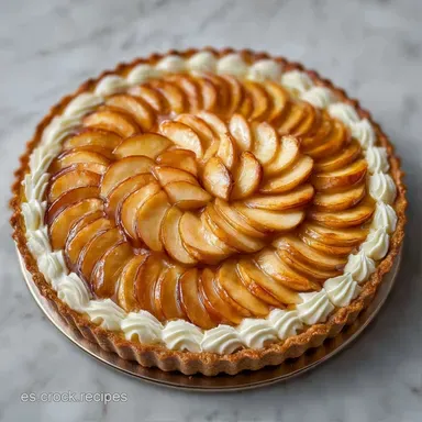 Tarta de Manzana: Textura Cremosa Tarjeta de receta