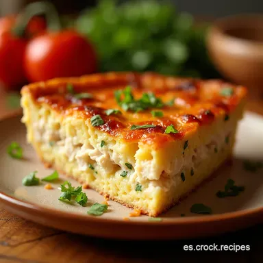 Tarta de Pollo Como la de la Abuela Receta Casera y Deliciosa Tarjeta de receta