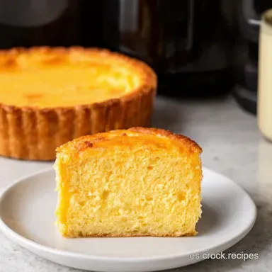 Tarta de Queso Air Fryer Mi Secreto Cremoso y R&aacute;pido Tarjeta de receta