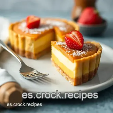 Recetas de Tartas: Tarta de Santiago Moderna &iexcl;Con Secreto! Tarjeta de receta