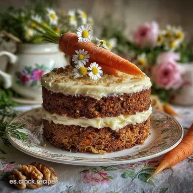 receta tarta de zanahoria: Casera y Esponjosa Tarjeta de receta