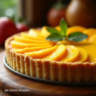 Tarta Mango y Coco Un Beso de Verano Facil&iacute;sima Tarjeta de receta